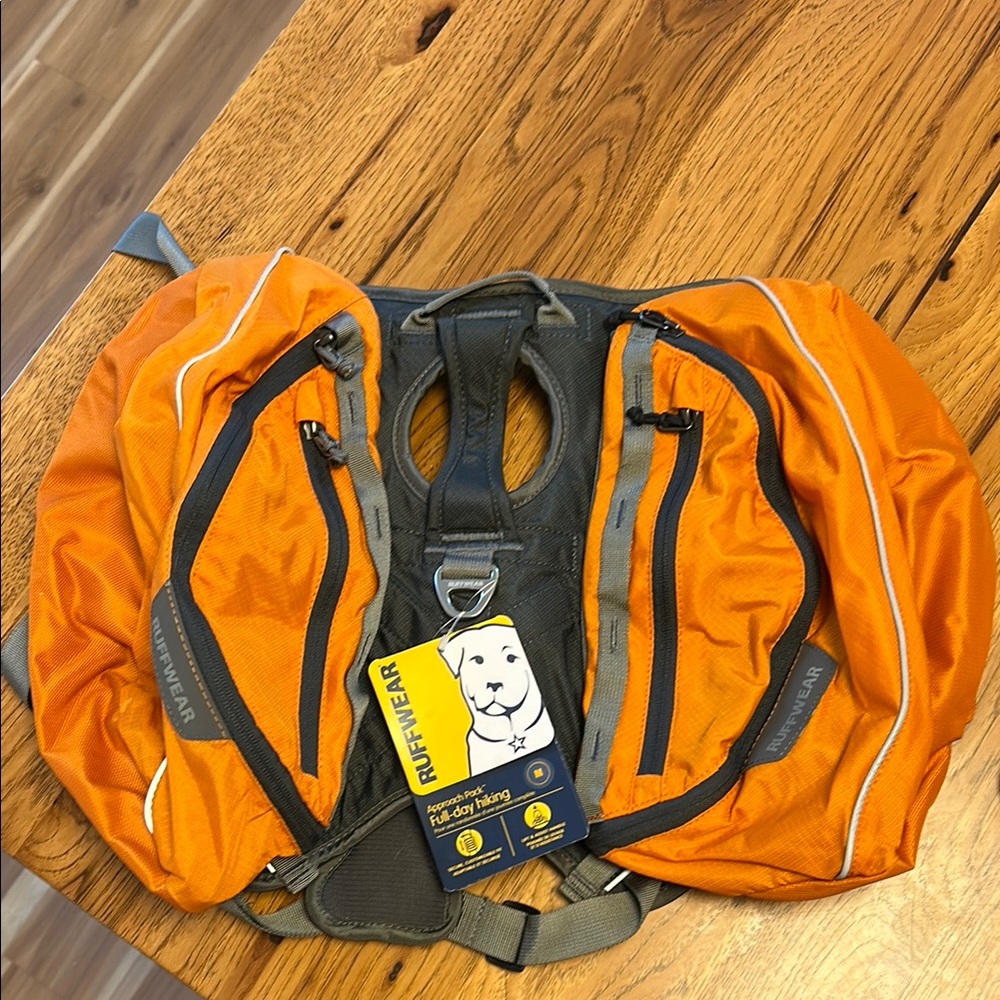 Ruffwear Orange Dog Backpack